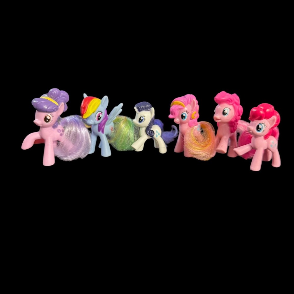 My Little Pony MLP McDonalds Toys Figurines Lot of 6